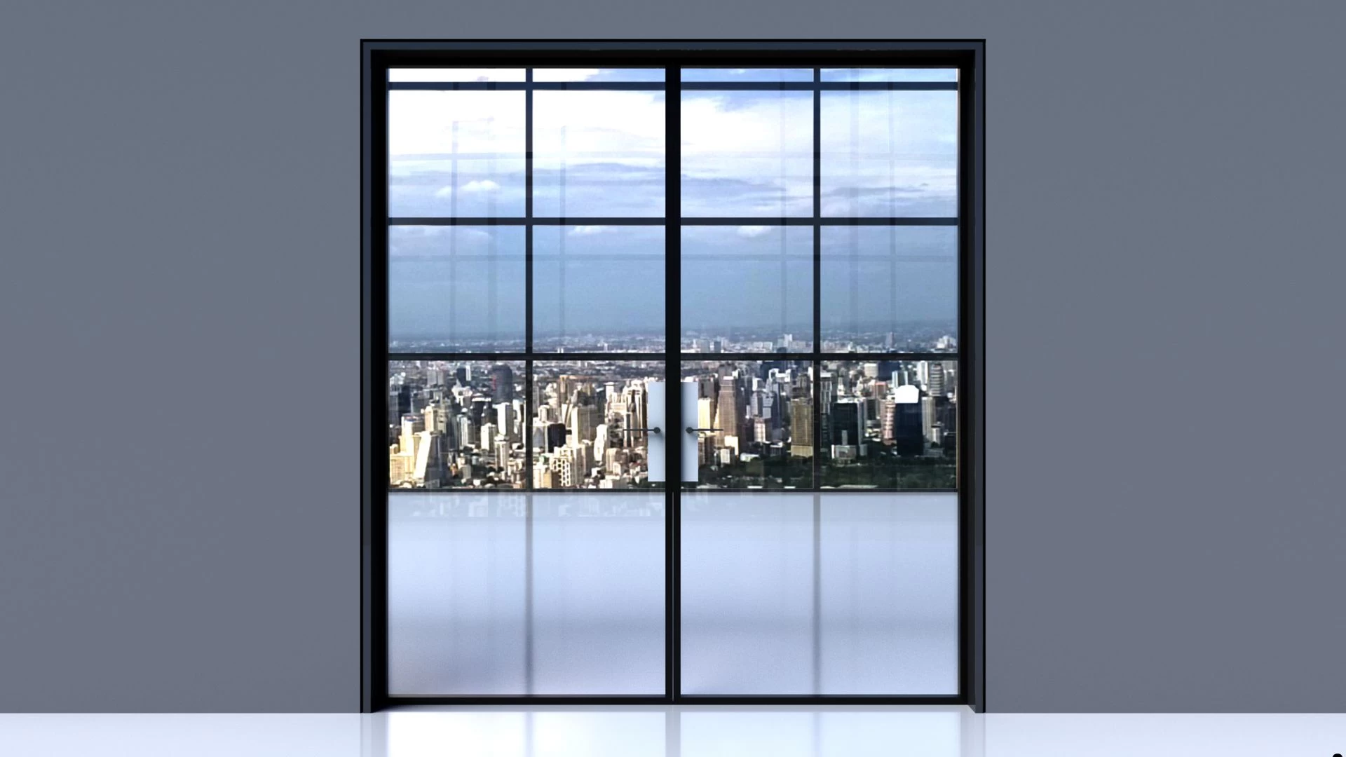 Porta de Vidro Balcão